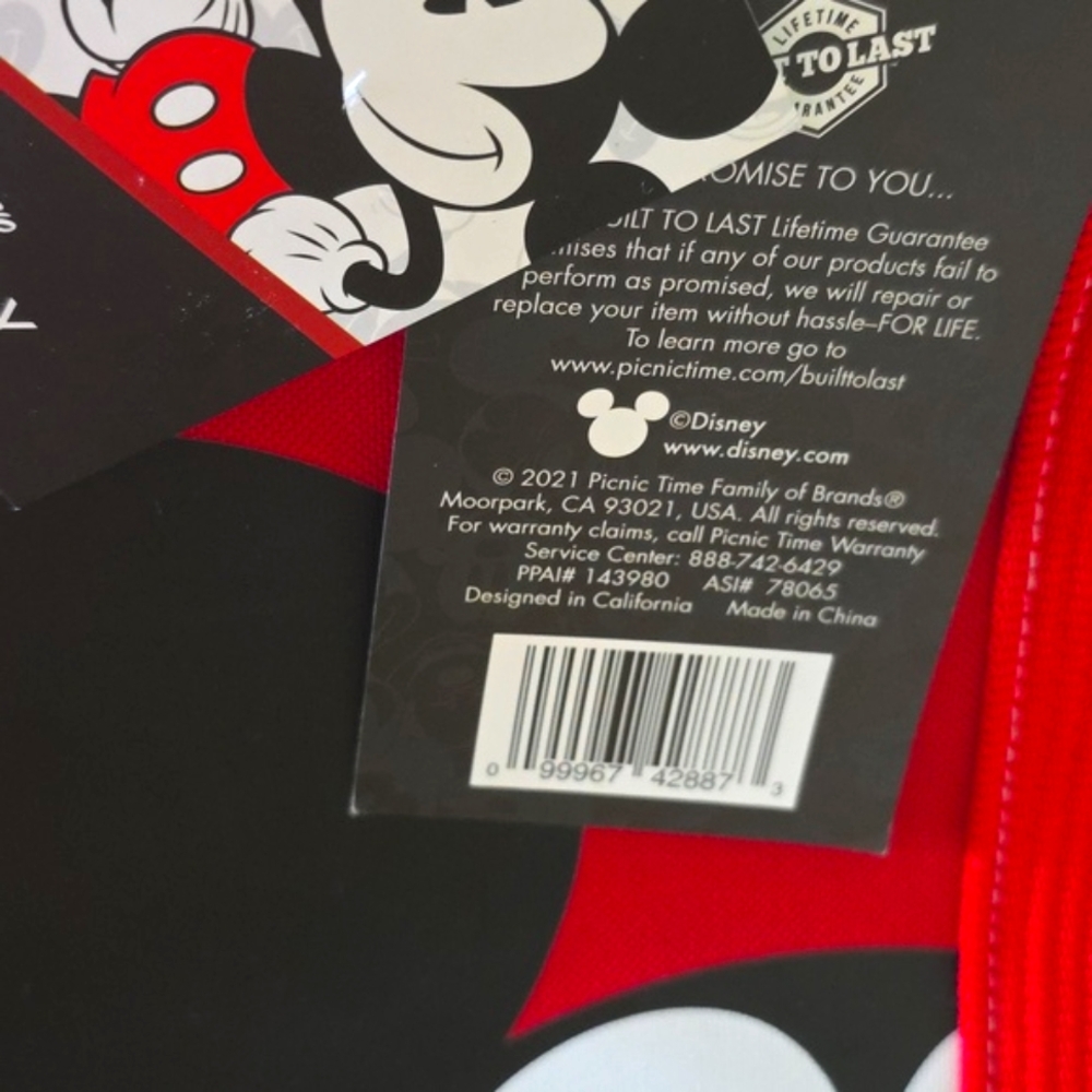 NWT: DISNEY XL MICKEY COOLER TOTE - Picture 12 of 16
